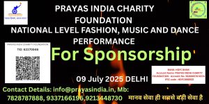 Upcoming National level Divyang Fashion, Music and Dance Show in Delhi